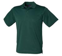 Henbury Mens Coolplus® Pique Polo Shirt (XL) (Bottle)