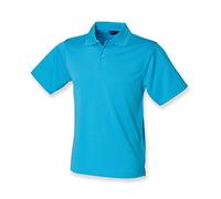 Henbury Mens Coolplus Wicking Pique Polo Shirt