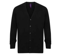 Henbury Mens Cotton Acrylic V Neck Cardigan / N/A N/A PC5876