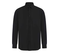 Henbury Men's Cotton CoolPlus Long-Sleeved Formal Shirt in Black | Size: Medium Henbury Black M