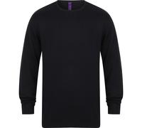 Henbury Mens Crew Neck 12 Gauge Fine Knit Jumper / Sweatshirt S-4XL RW664