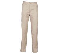 Henbury Men's Flat Fronted Trousers in Stone | Size: 34R Henbury Stone 34R