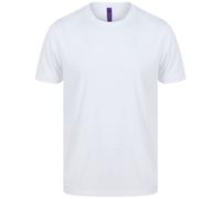 Henbury Men's HiCool Performance T-Shirt in White | Size: XL Henbury White XL