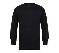 Henbury Men's Lightweight Crew Neck Jumper in Navy | Size: XL Henbury Navy XL
