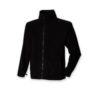 Henbury Mens Micro Fleece Jacket Black XL
