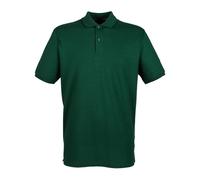 Modern Fit Cotton Pique Polo Shirt Henbury Bottle Green XXL