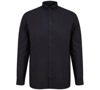 Modern Long Sleeve Classic Fit Oxford Shirt Henbury Black L