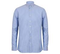 Modern Long Sleeved Oxford Shirt Henbury Blue L