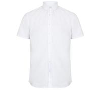 Modern Short Sleeve Oxford Shirt Henbury White XXL