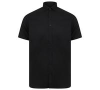 Henbury Mens Modern Short Sleeve Slim Fit Oxford Shirt PC3830