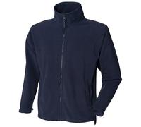 Plain Fleece Jacket Henbury Mid Navy XL