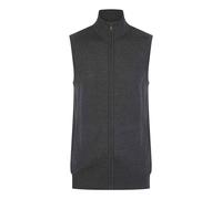 Henbury Men's Plain Full Zip Sleeveless Gilet in Grey | Size: Medium Henbury Grey M