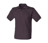 Polycotton Heavy Polo Shirt Henbury Dark Grey S