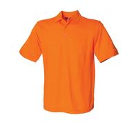 Henbury Mens Polycotton Heavy Polo Shirt PC6086