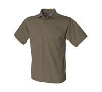 Henbury Mens Polycotton Heavy Polo Shirt PC6086