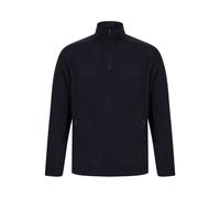 Henbury Men's Quarter Zip Microfleece Jacket in Navy | Size: Large Henbury Navy L