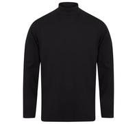 Henbury Men's Roll Neck Long-Sleeved Top in Navy | Size: Small Henbury Navy S