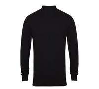 Roll Neck Sweatshirt Henbury Black XXL