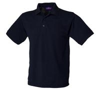 Henbury Mens Short Sleeved 65/35 Polo Shirt T-shirt Szs S-4XL RW625
