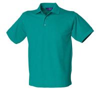 Henbury Mens Short Sleeved 65/35 Polo Shirt T-shirt Szs S-4X RW625