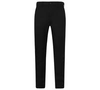 Henbury Men's Stretch Flex Waistband Chino Trousers in Black | Size: 34R Henbury Black 34R