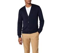 Henbury Mens V Lightweight Cardigan Navy Medium
