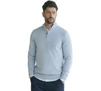 Henbury Mens Zip Neck Sweatshirt PC6192