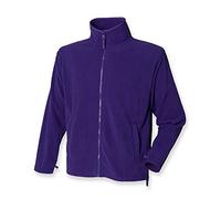 Henbury Micro Fleece Jacket Mens Purple L
