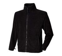 Henbury Microfleece Jacket Brushed Back Anti Pill Warm Outdoor Wear