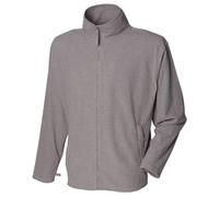 Henbury Microfleece Jacket Brushed Back Anti Pill Warm Outdoor Wear