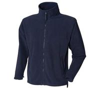 Henbury Microfleece Jacket Brushed Back Anti Pill Warm Outdoor Wear