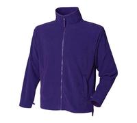 Henbury Microfleece Jacket Brushed Back Anti Pill Warm Outdoor Wear