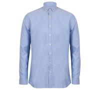 Henbury Modern long sleeve Oxford shirt H512 - Mens, 70% Cotton