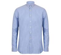 Henbury Modern Long Sleeve Oxford Shirt Slim Regular Classic Fit Unisex