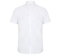 Henbury Modern Short Sleeve Oxford Shirt Regular Fit Wrinkle Resistant Cotton