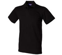 Henbury Stretch piqué polo shirt H305 - Unisex, 96% Cotton, Oeko-Tex