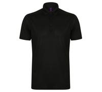 Henbury Stretch polo shirt with wicking finish (slim fit) H460 - Mens
