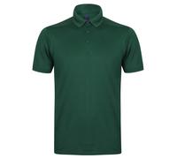 Henbury Stretch Wicking Acabado Camisa polo H460 - hombres Collar liso Camiseta