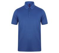 Henbury Stretch Wicking Acabado Camisa polo H460 - hombres Collar liso Camiseta