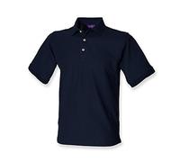 Henbury Ultimate Heavy Pique Polo Shirt : Color - Navy : Size - XL