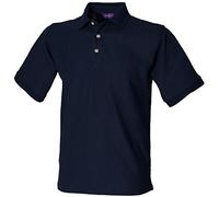 Henbury Ultimate Heavy Pique Polo Shirt H410 Navy XXL