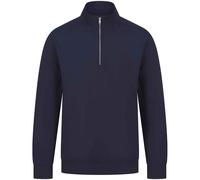 Henbury Unisex Adult Sustainable Quarter Zip Sweatshirt / N/A N/A PC5254