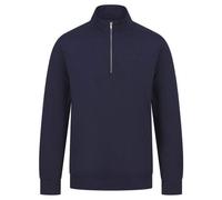 Henbury Unisex Sustainable Â¼ Zip Sweatshirt Recycled Fabric Eco Friendly