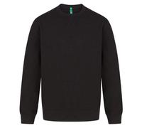 Henbury Unisex Sustainable Recycled Cotton Polyester Sweatshirt Crew Neck
