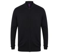 Henbury Unisex zip-through cardigan H718 - Unisex, 50% Cotton, Oeko-Tex