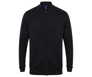 Henbury Unisex zip-through cardigan H718 - Unisex, 50% Cotton, Oeko-Tex