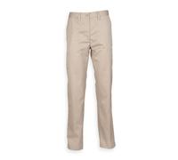 Henbury Women's 65/35 flat fronted chino trousers H641 - Womens Chinos