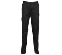Henbury Women's 65 35 Polycotton Chinos in Black | Size: 14L Henbury Black 14L
