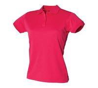 Henbury Women's Coolplus® Polo Shirt - Bright Pink