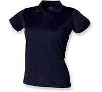 Henbury Ladies Coolplus Polo Shirt : Color - Navy : Size - XL